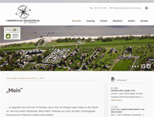 Tablet Screenshot of campingplatz-krautsand.de